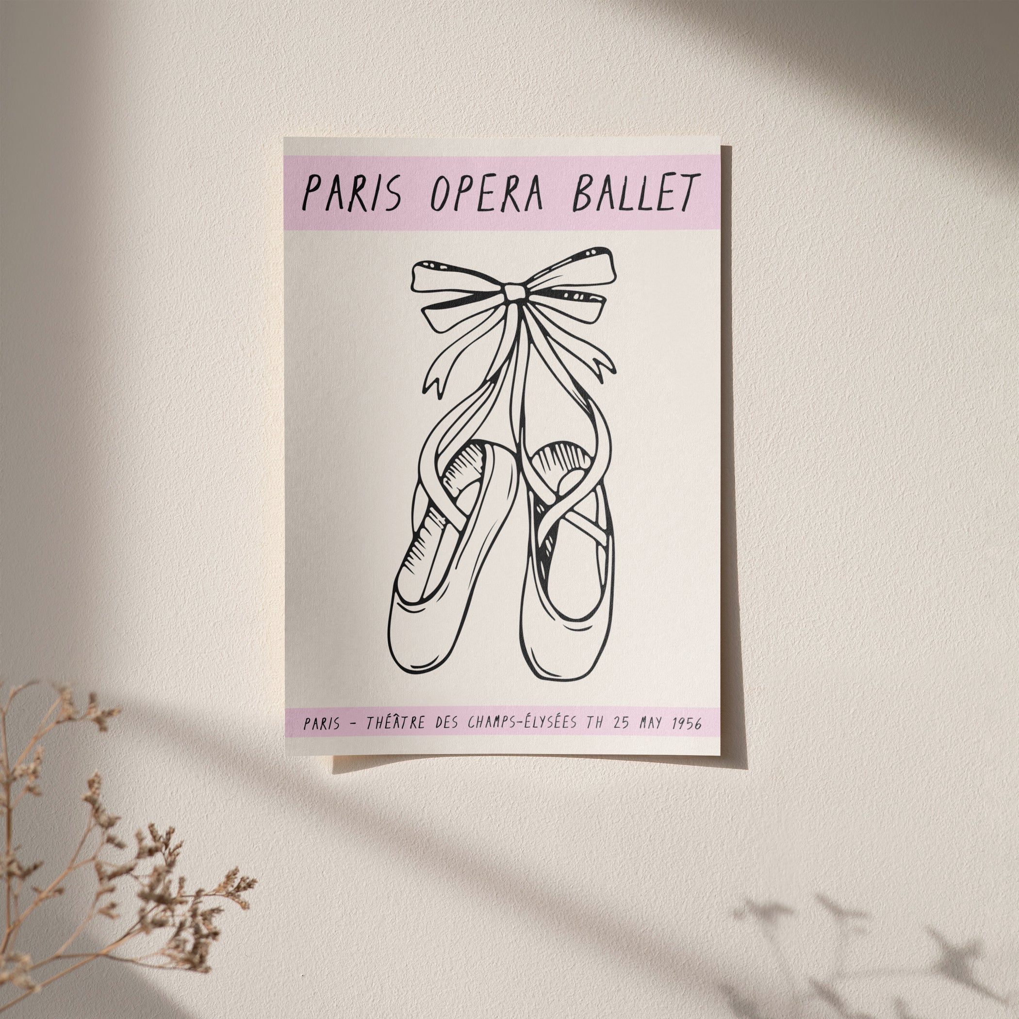 Ballet Pointe Shoes Poster — HypeSheriff Europe