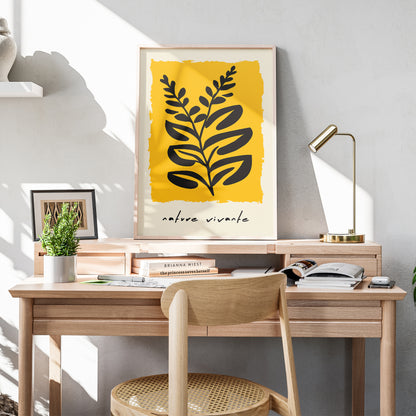 Yellow Nature Vivante Poster