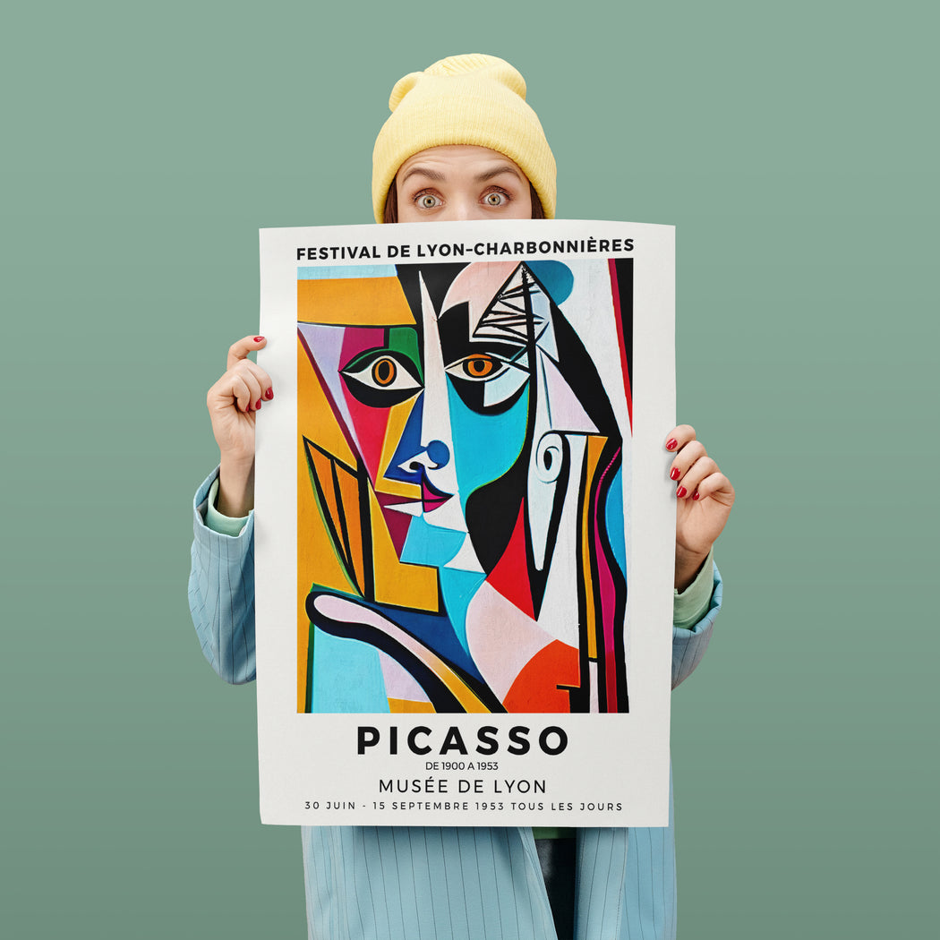 Picasso Cubism Painting Print