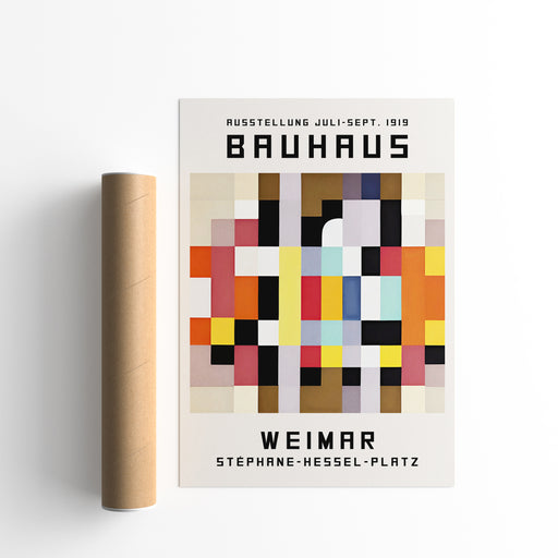 Retro Weimar Bauhaus Poster