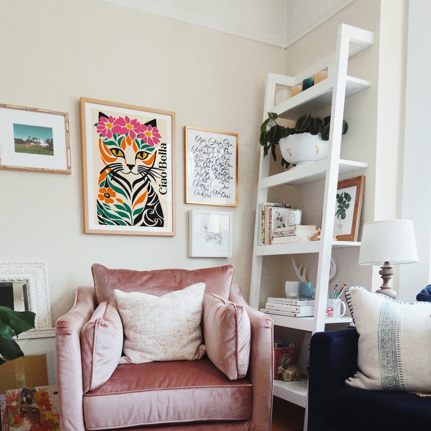 Ciao Bella Cute Cat Poster