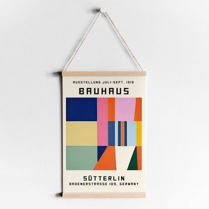 Mid Century Modern Bauhaus Poster