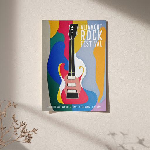Altamont Rock Festival Poster