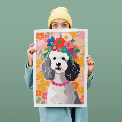 Cute Dog Nursery Poster