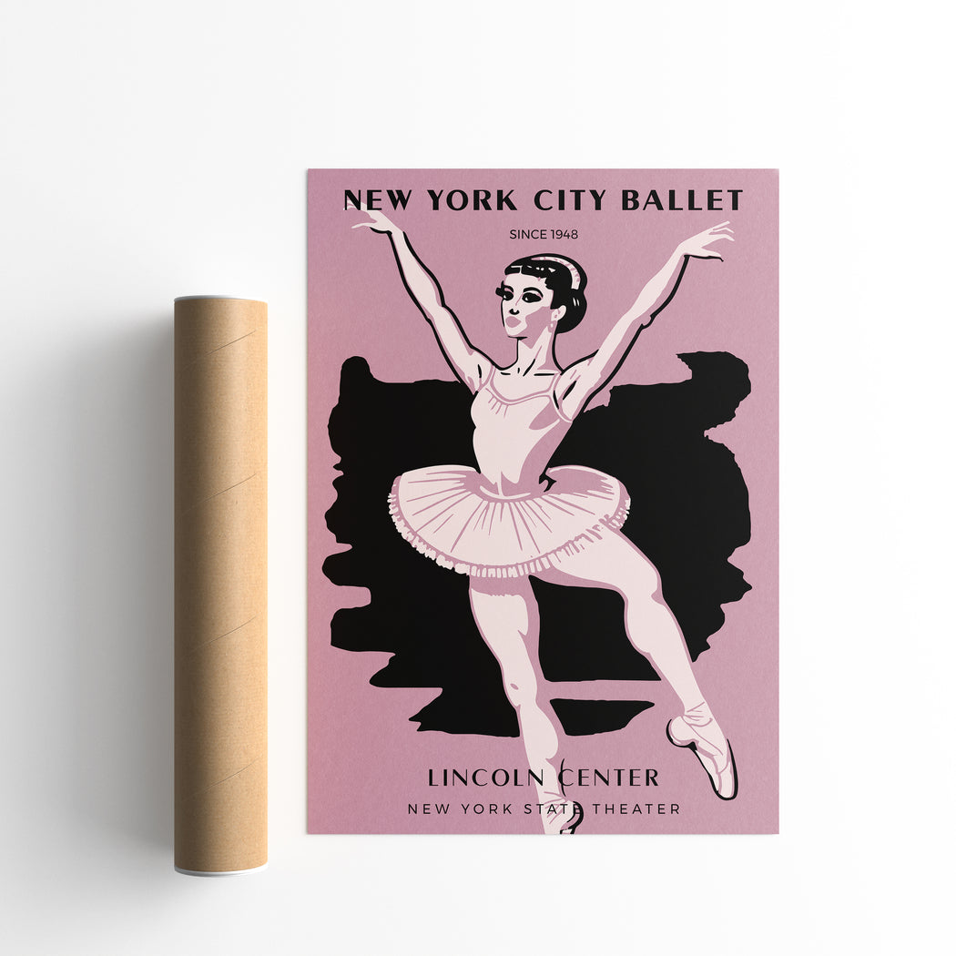 New York City Ballet Poster