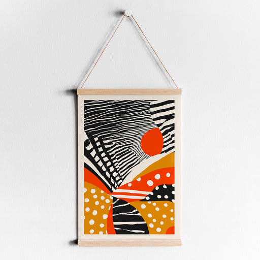 Mid Century Modern Abstract Poster