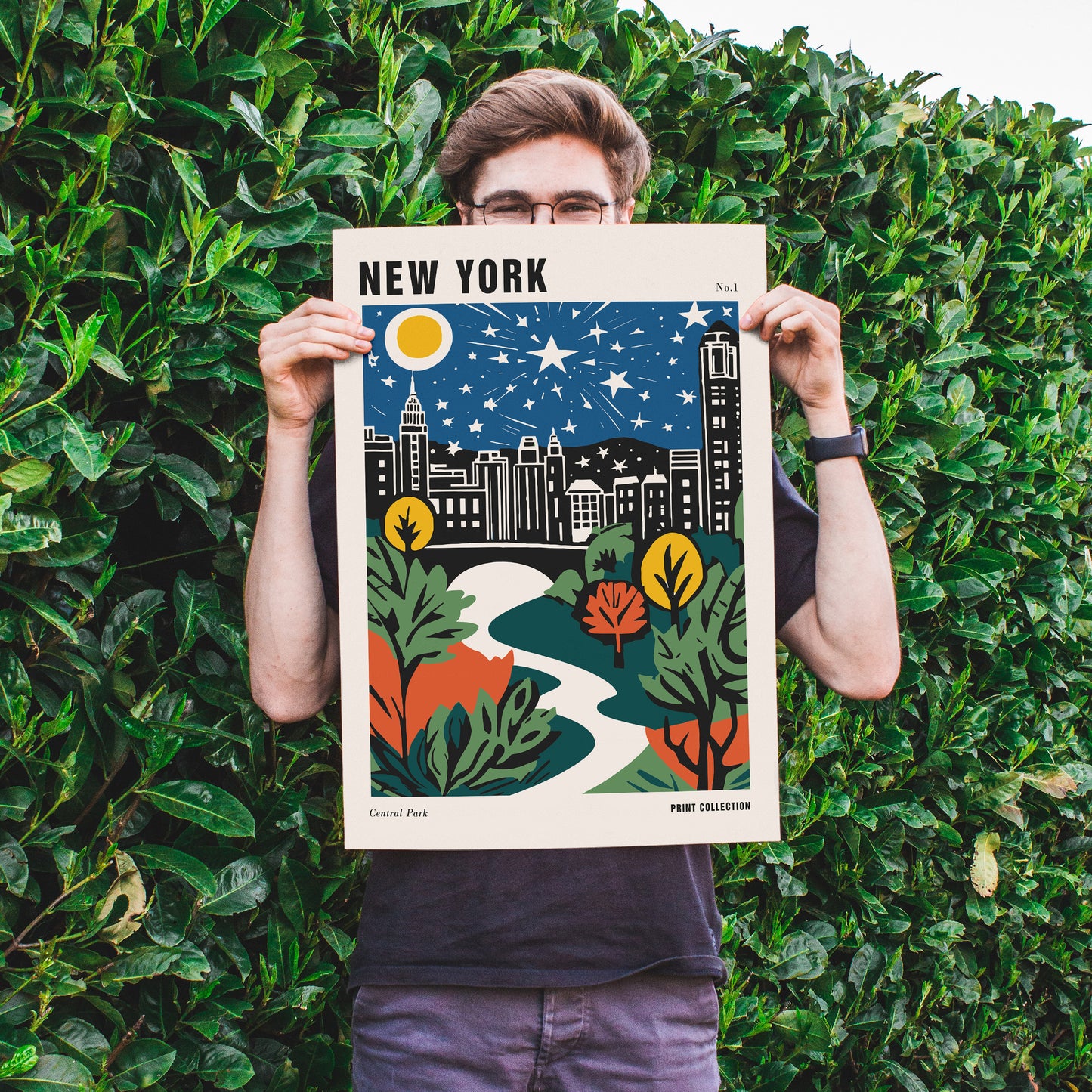 Central Park NYC Poster