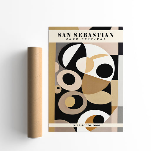 San Sebastian Jazz Music Poster