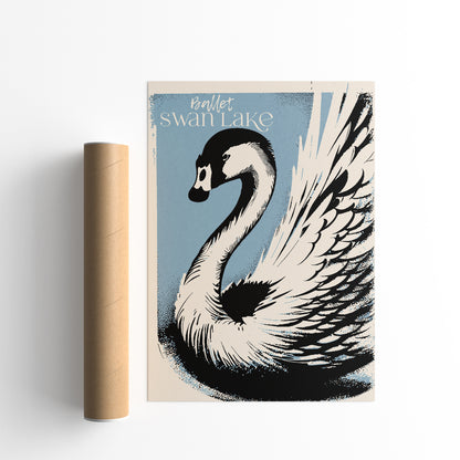 Swan Lake Ballet Poster