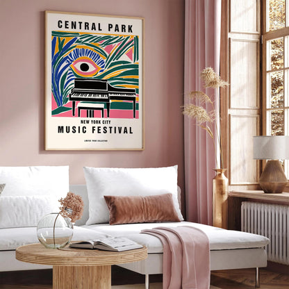 Central Park Music Poster