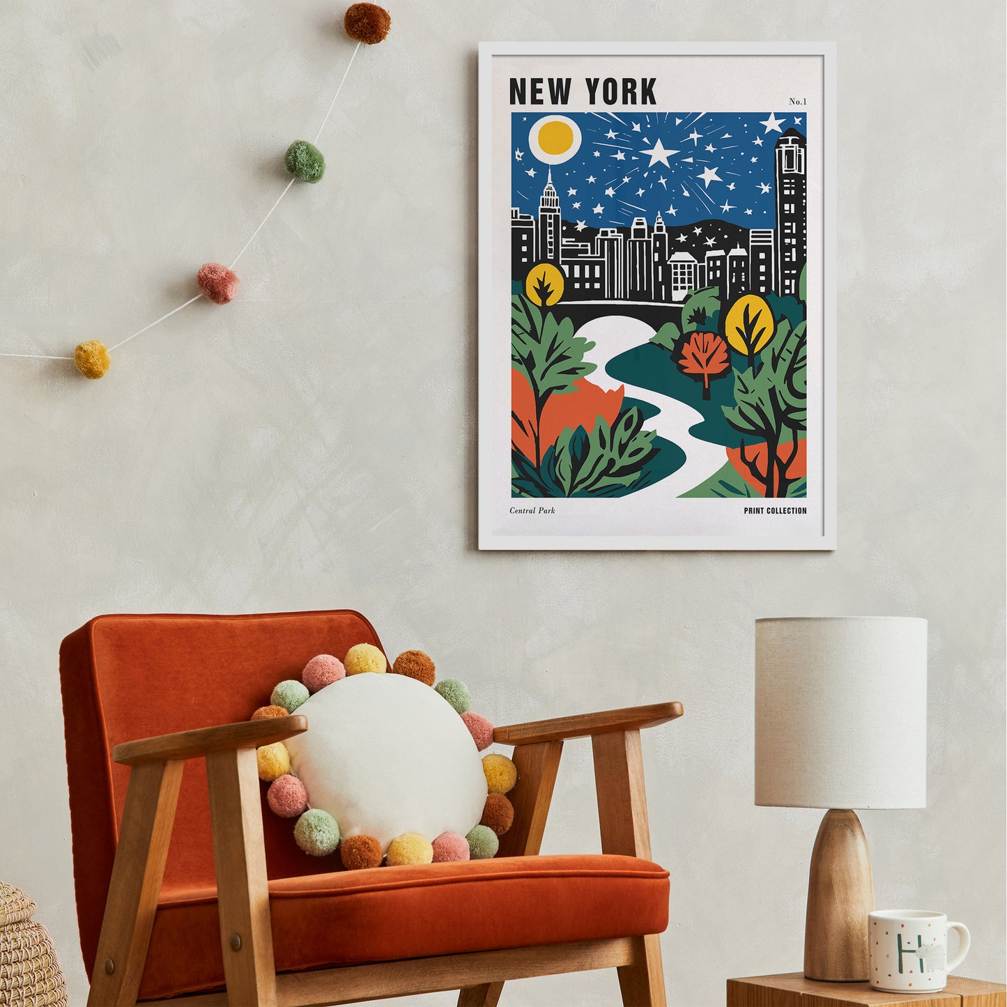 Central Park NYC Poster