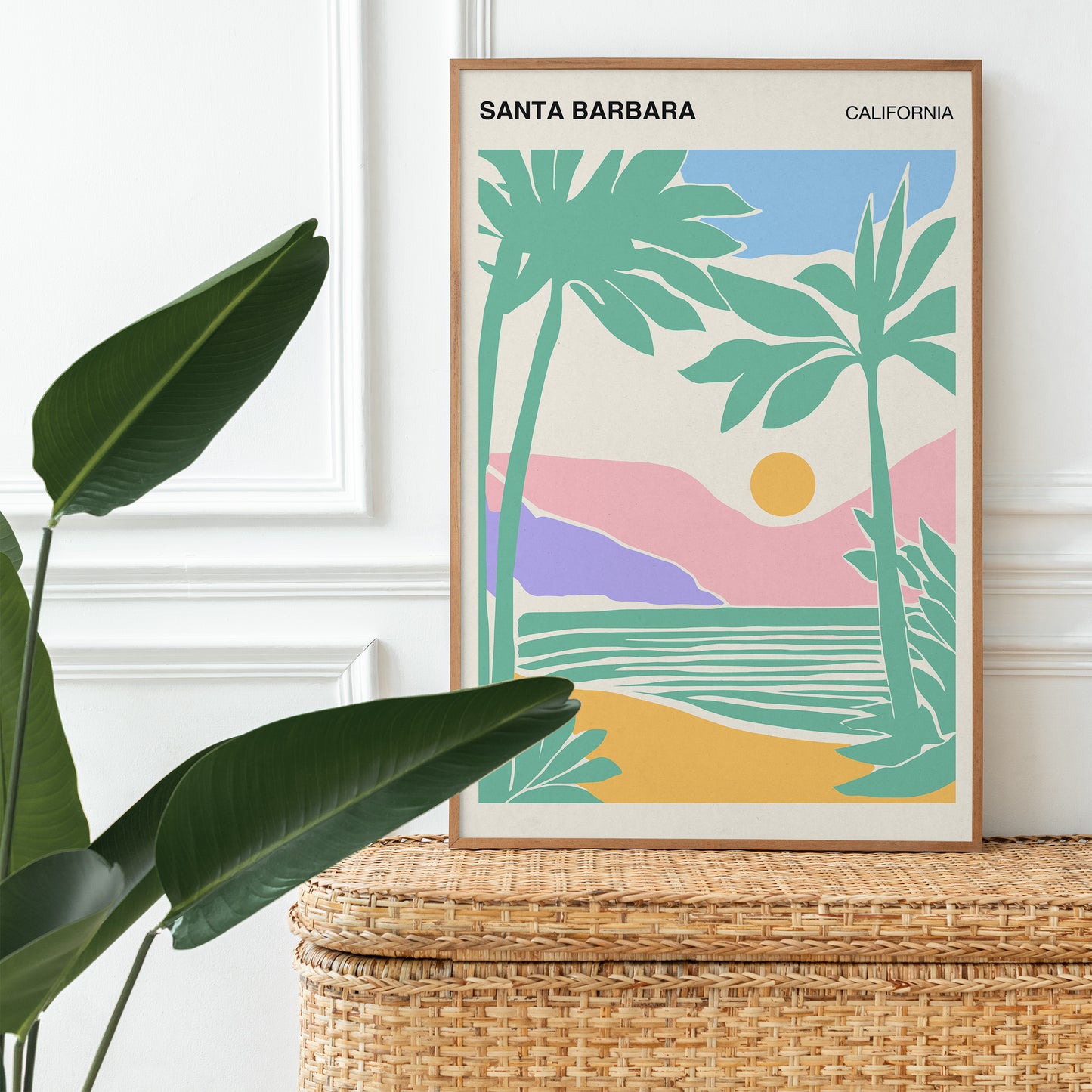 Santa Barbara California Poster