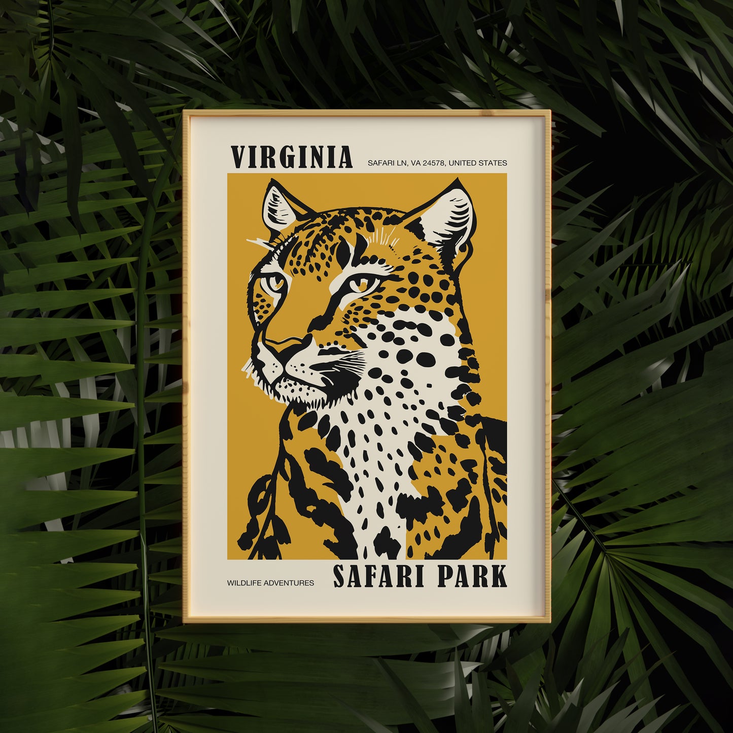 Virginia Safari Park Travel Poster