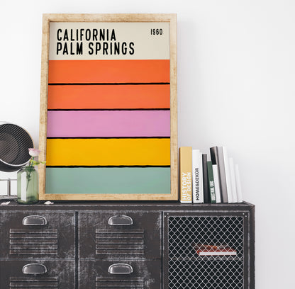 Palm Springs, California Travel Art Print