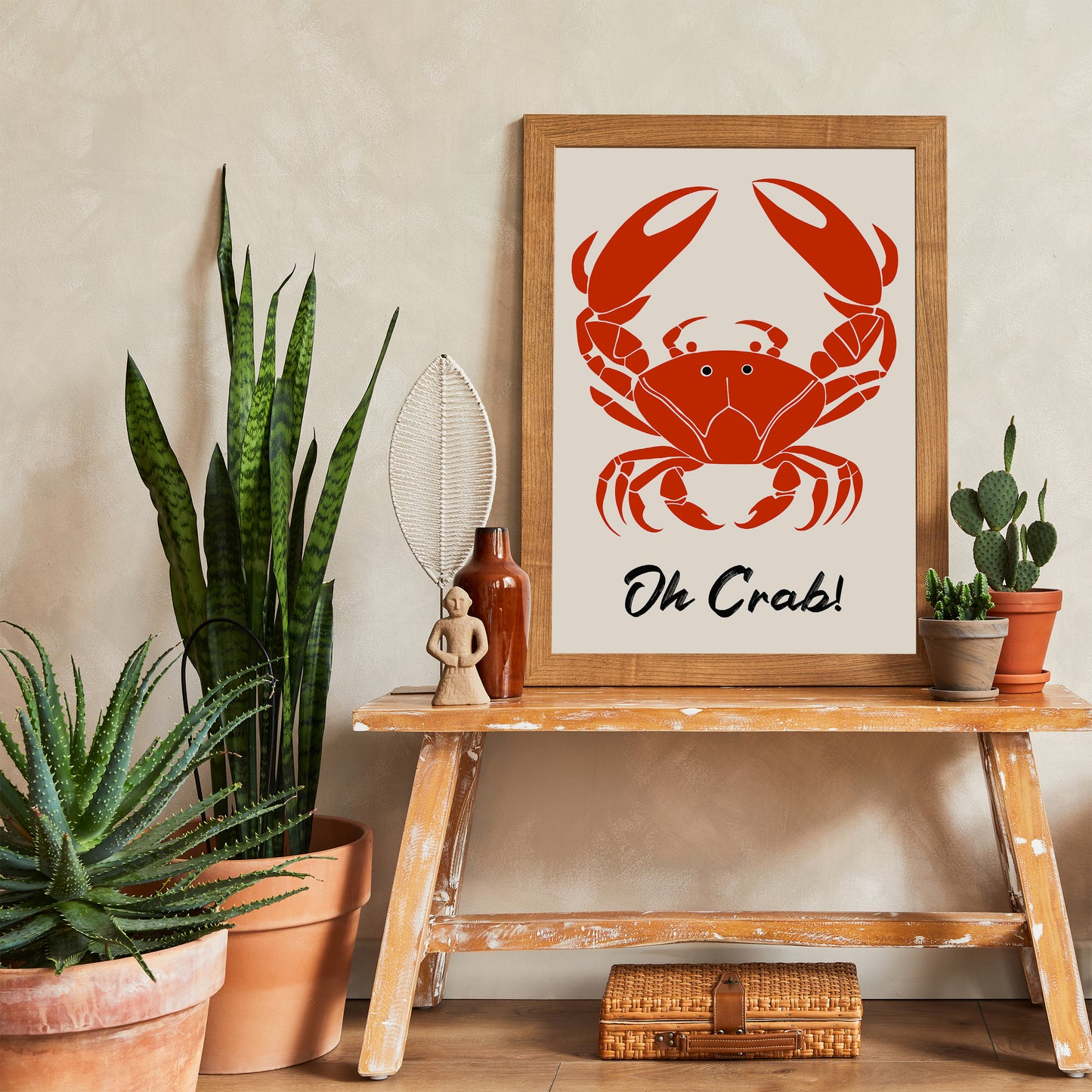 Oh Crab! Funny Kitchen Poster