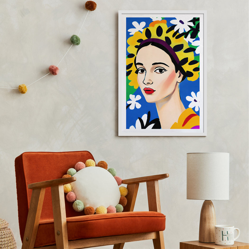 Fashion Woman Frida Poster