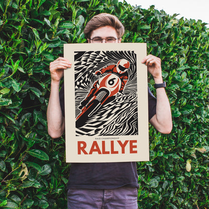 Raid Championship Rallye Sport Poster