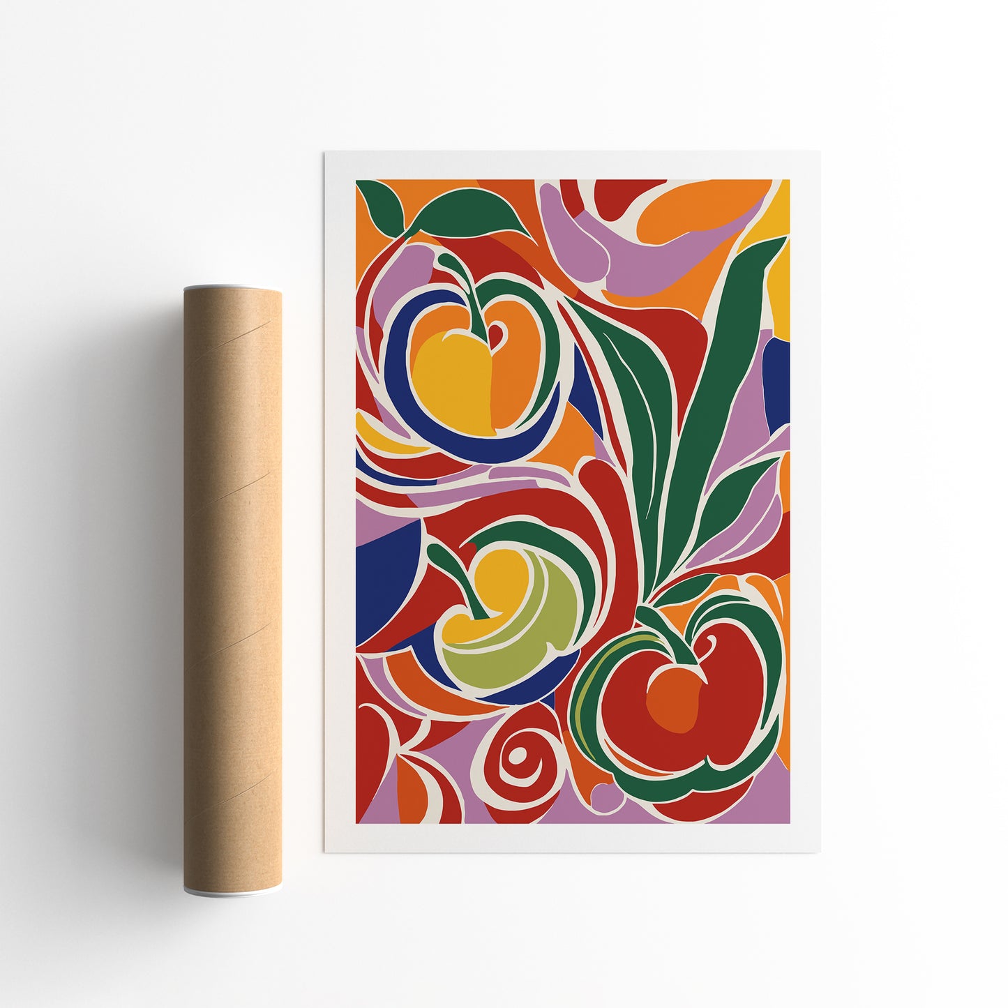 Colorful Fruit Kitchen Poster