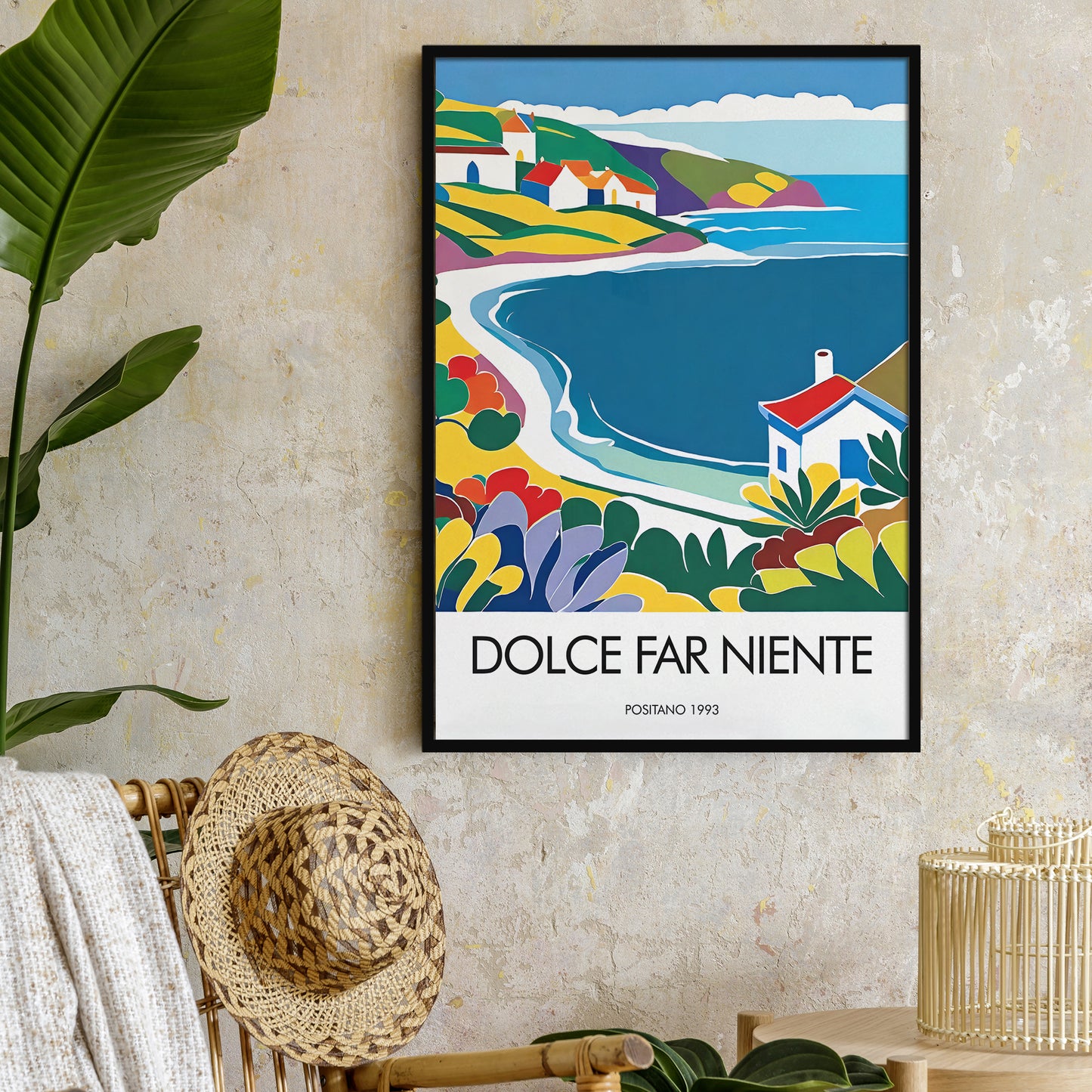 Dolce Far Niente Italian Travel Art Print 2024