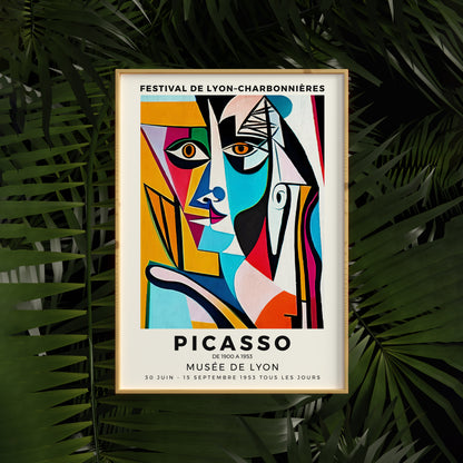 Picasso Cubism Painting Print