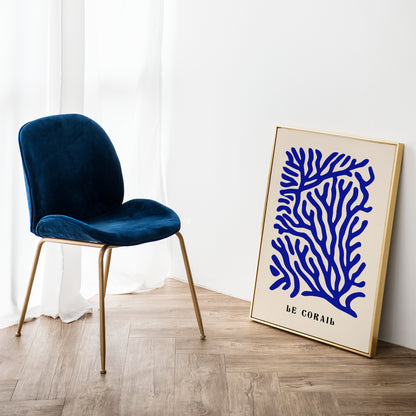 Blue Coral Poster