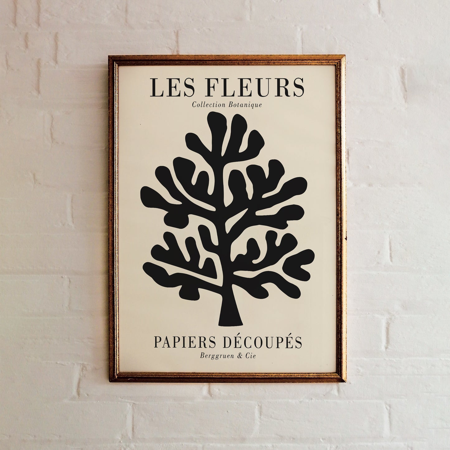 Les Fleurs Papiers Decoupes Poster