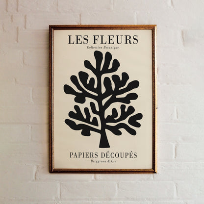 Les Fleurs Papiers Decoupes Poster