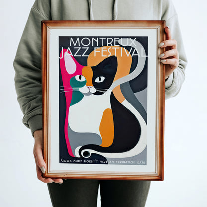 Montreux Cat Jazz Festival Poster