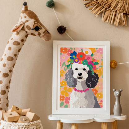 Cute Dog Nursery Poster