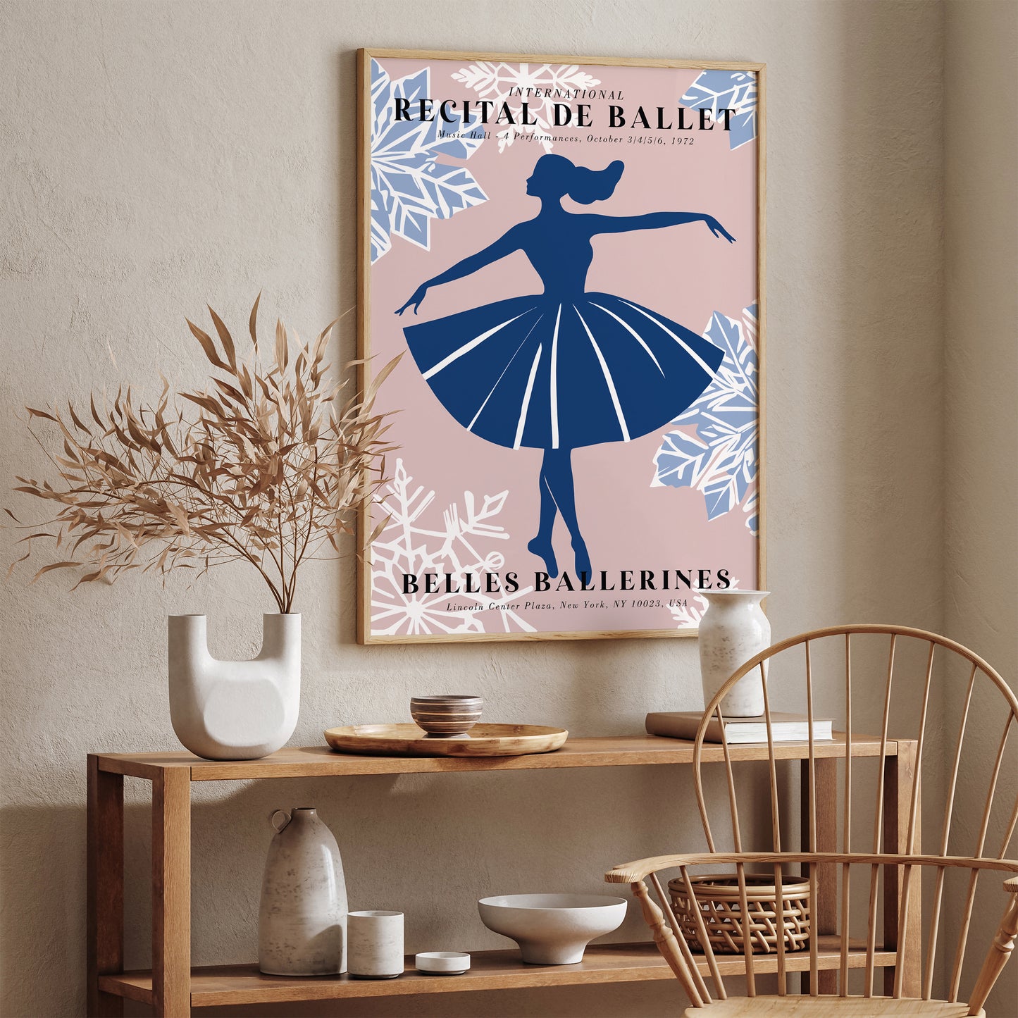 Recital de Ballet Pink Poster