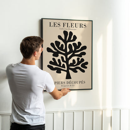 Les Fleurs Papiers Decoupes Poster