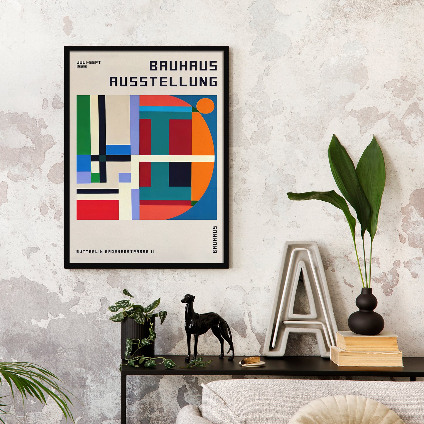 Colorful Retro Bauhaus Poster