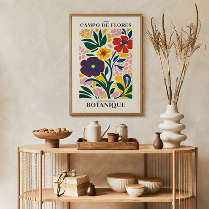 Lisbon Campo de Flores Poster