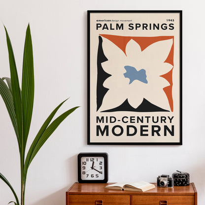 Mid Century Modern Poster Print