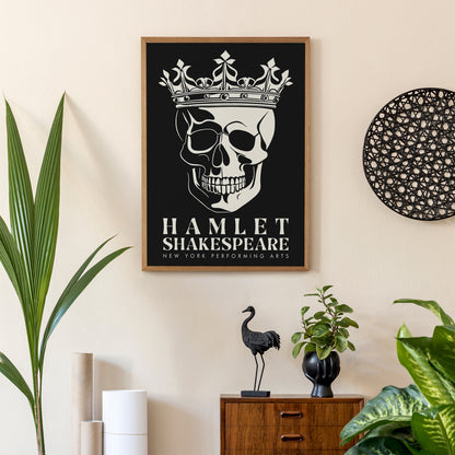 Hamlet Shakespeare NYC Art Print