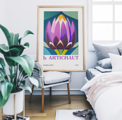 Artichoke French Poster