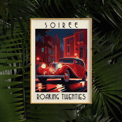 Soiree Retro 20s Poster