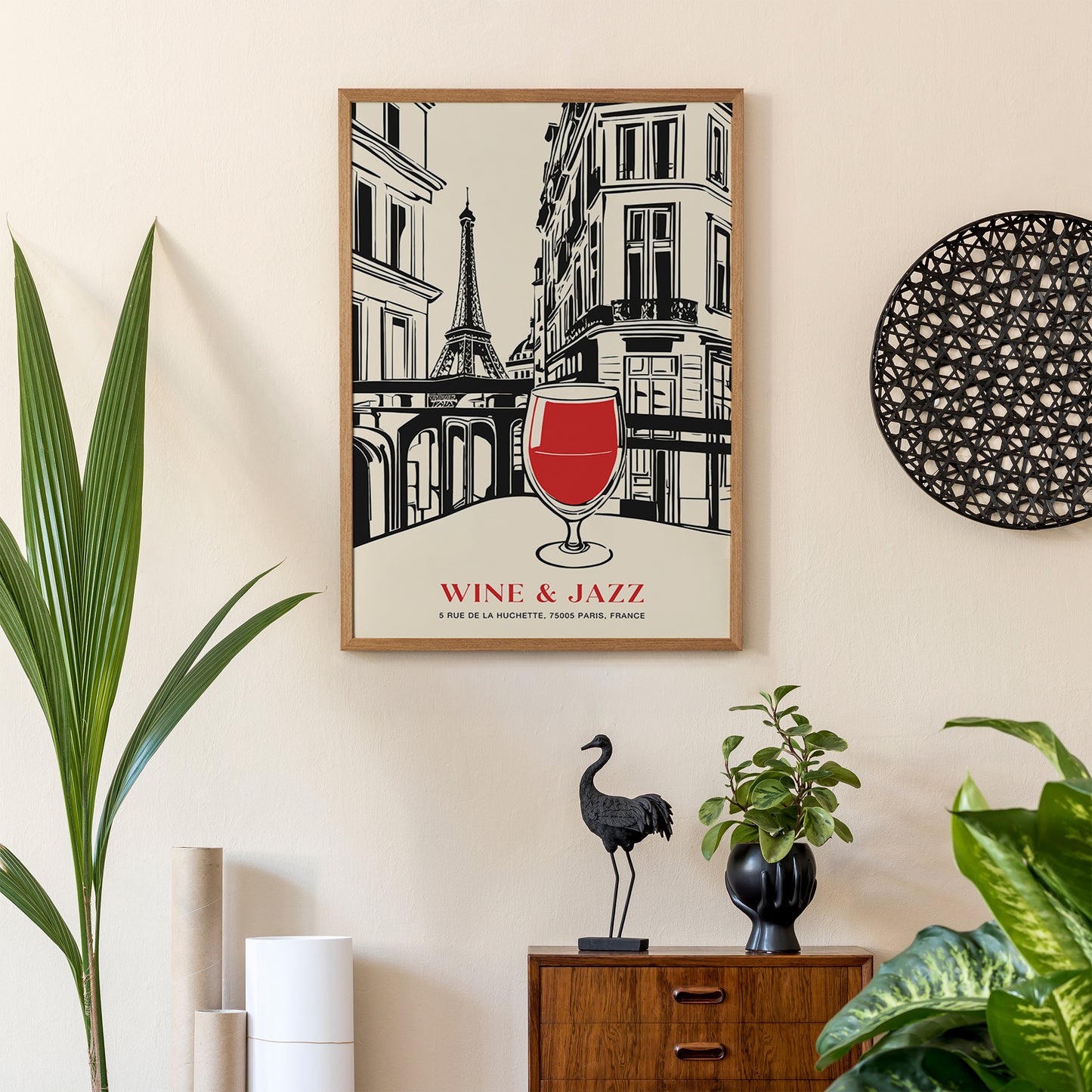 Wine & Jazz Festival in Paris Wall Art