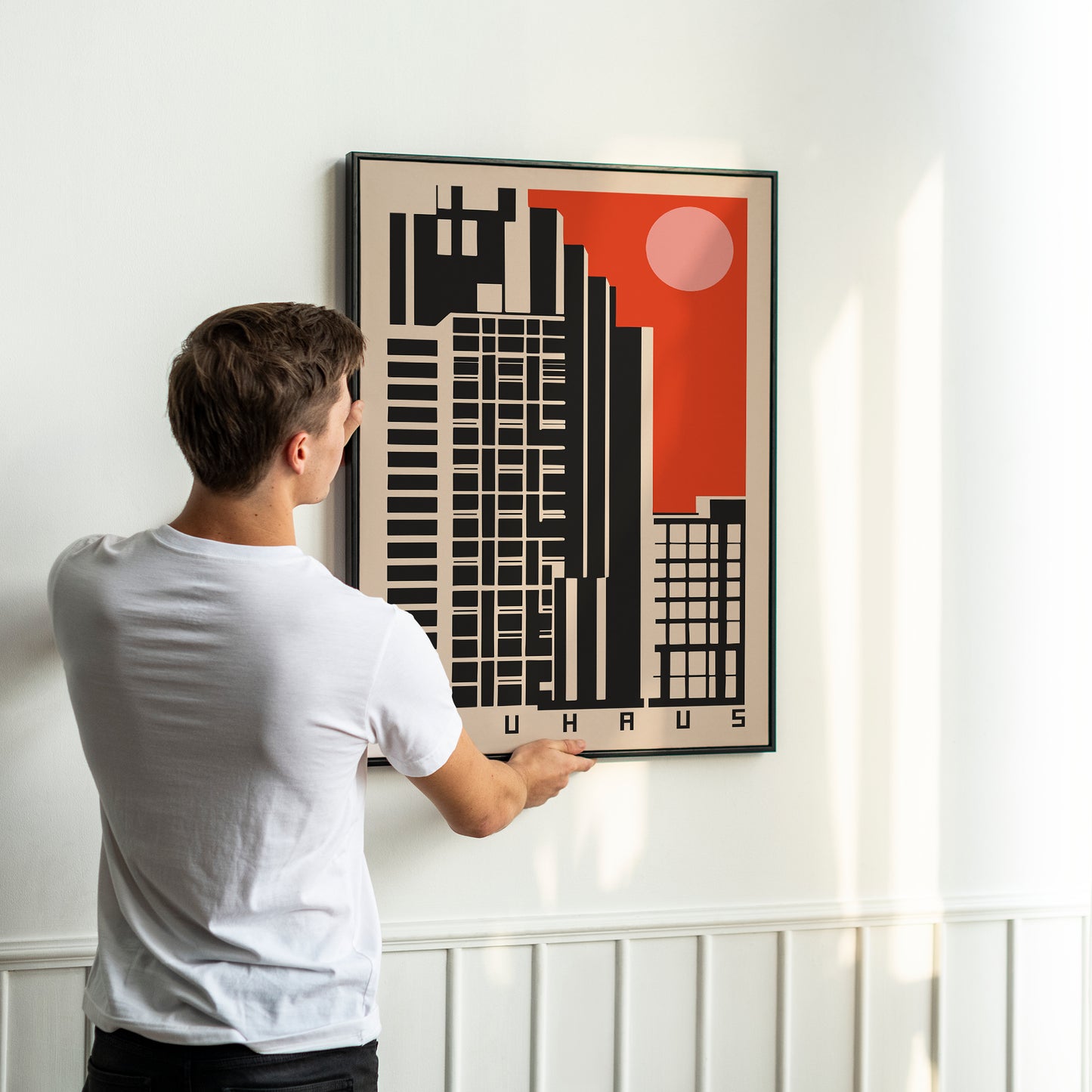 Bauhaus Architecture Modern Wall Art