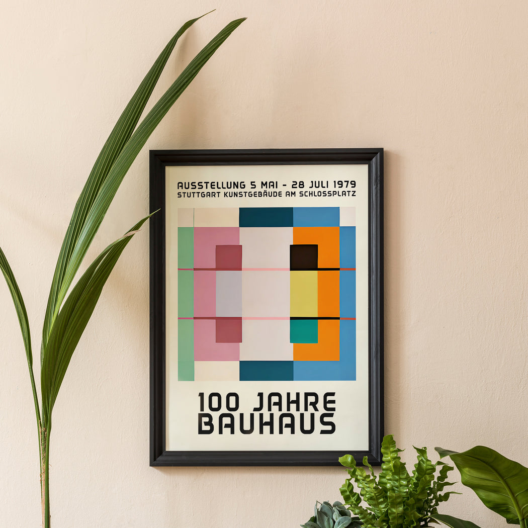 100 Jahre Bauhaus 1979 Poster