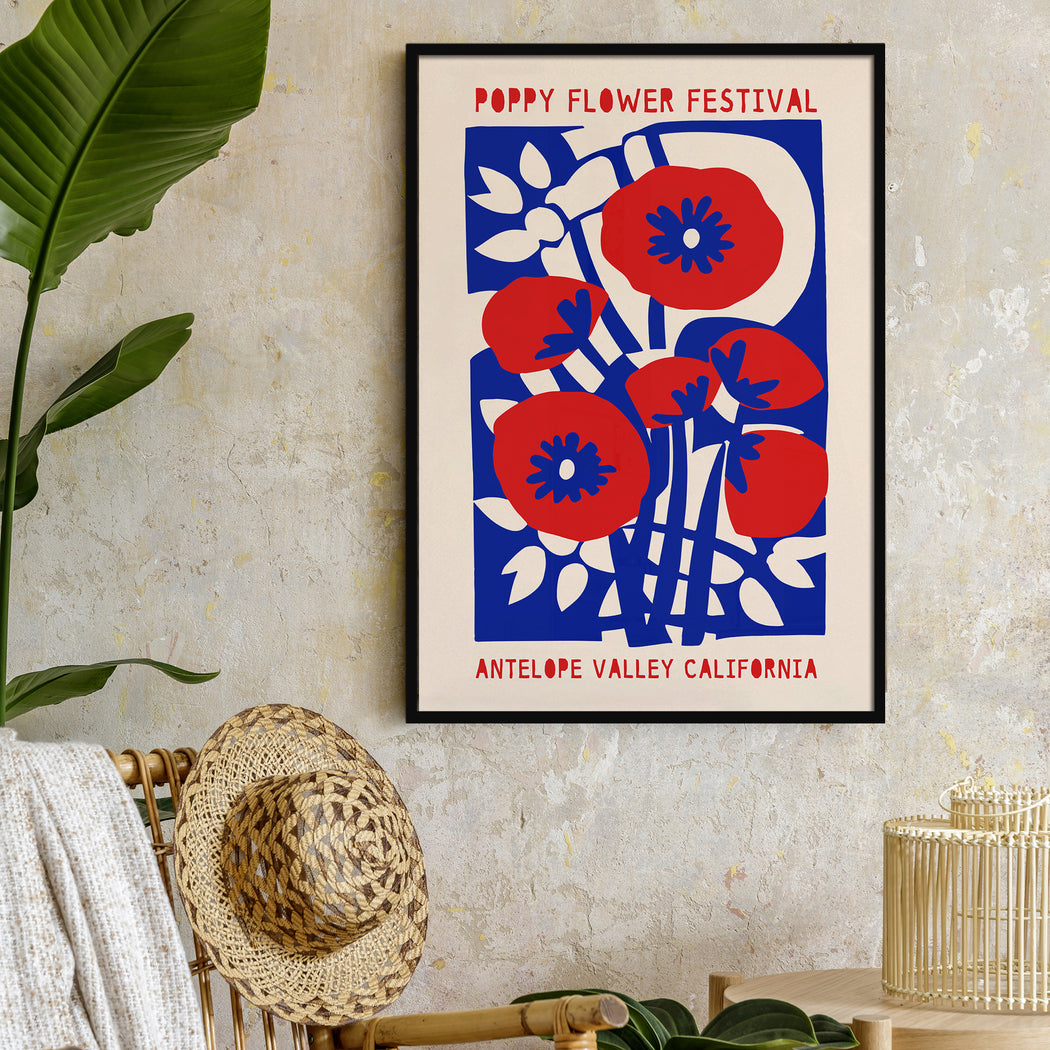 Poppy Flower Festival Poster