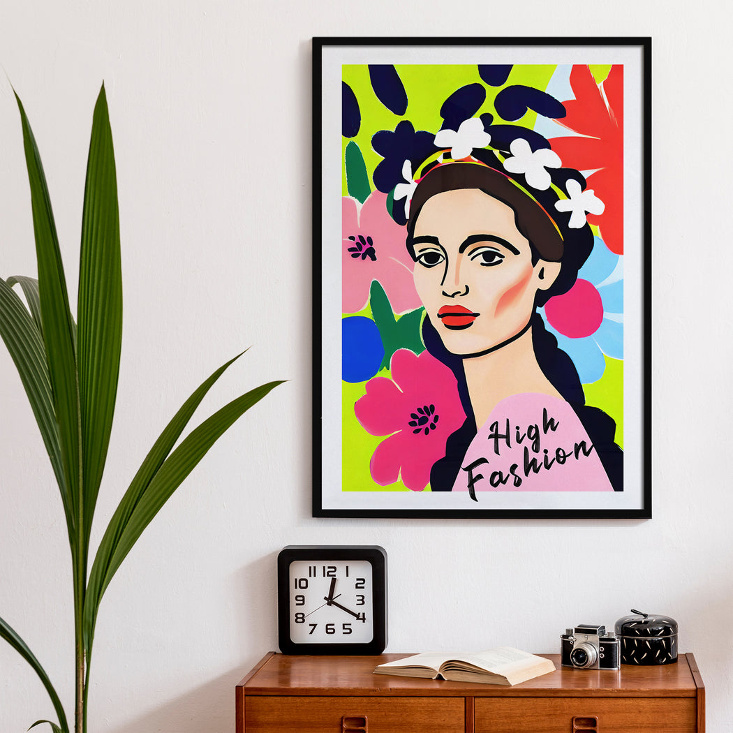 Colorful High Fashion Poster