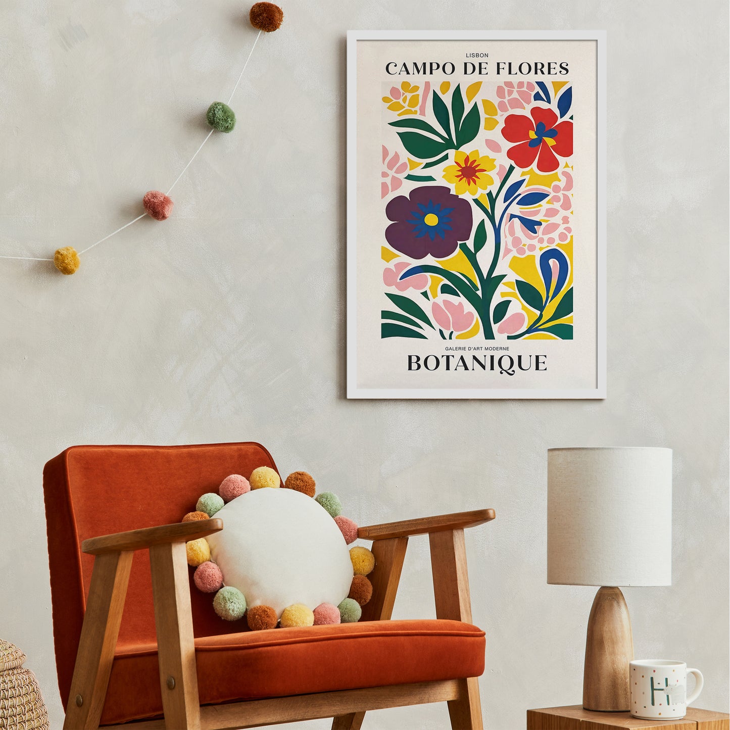 Lisbon Campo de Flores Poster