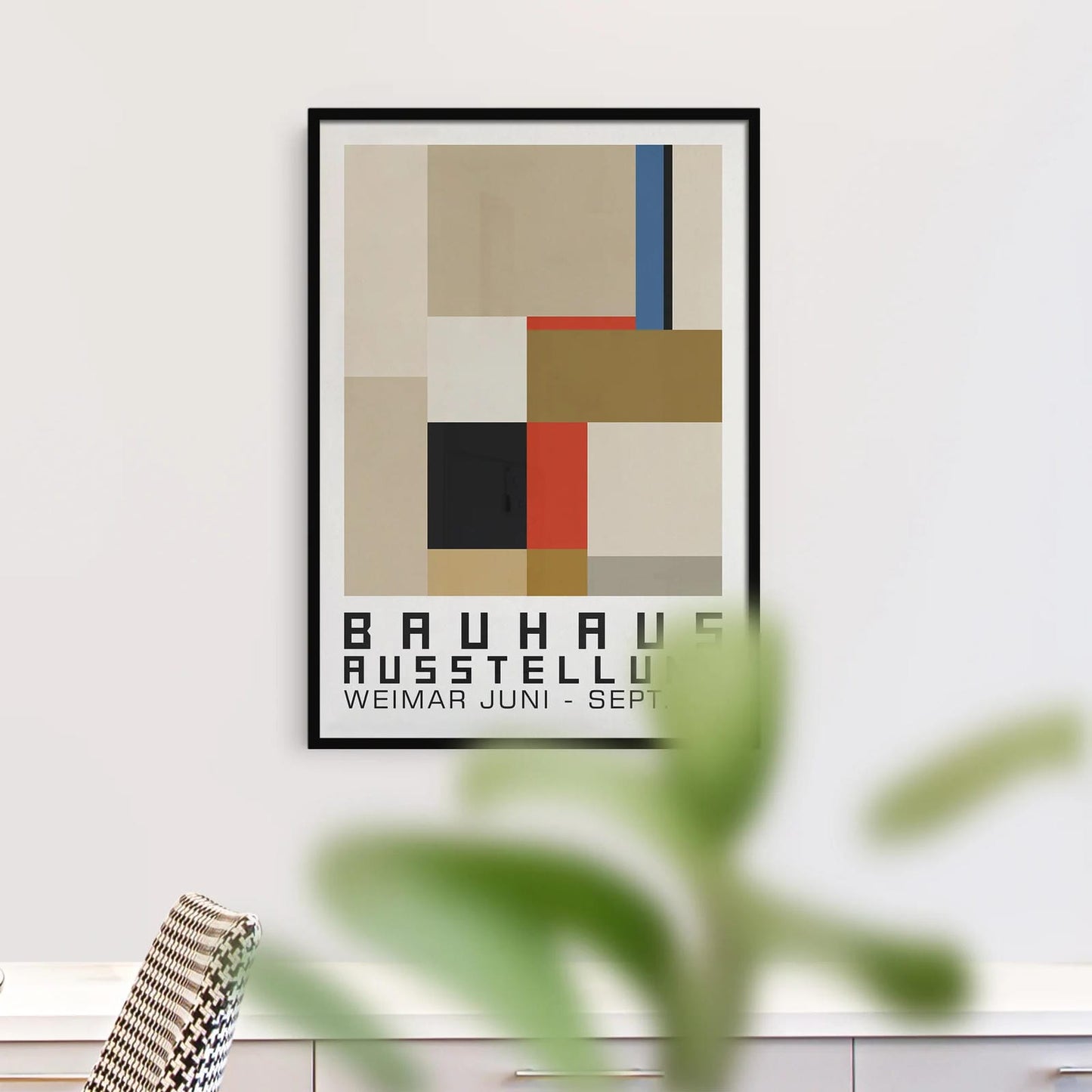 Modern Bauhaus Aesthetic Design Art Print