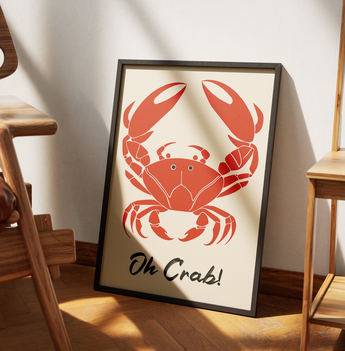 Oh Crab! Funny Kitchen Poster