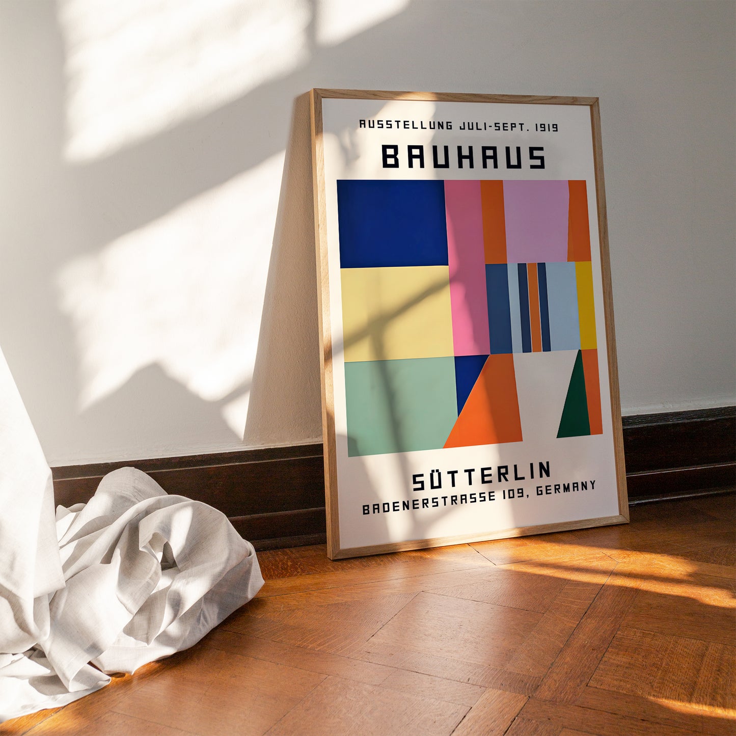 Mid Century Modern Bauhaus Poster