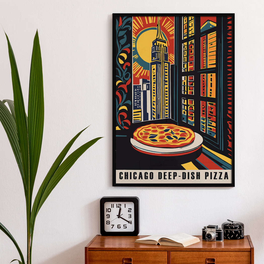 Chicago Pizza Poster
