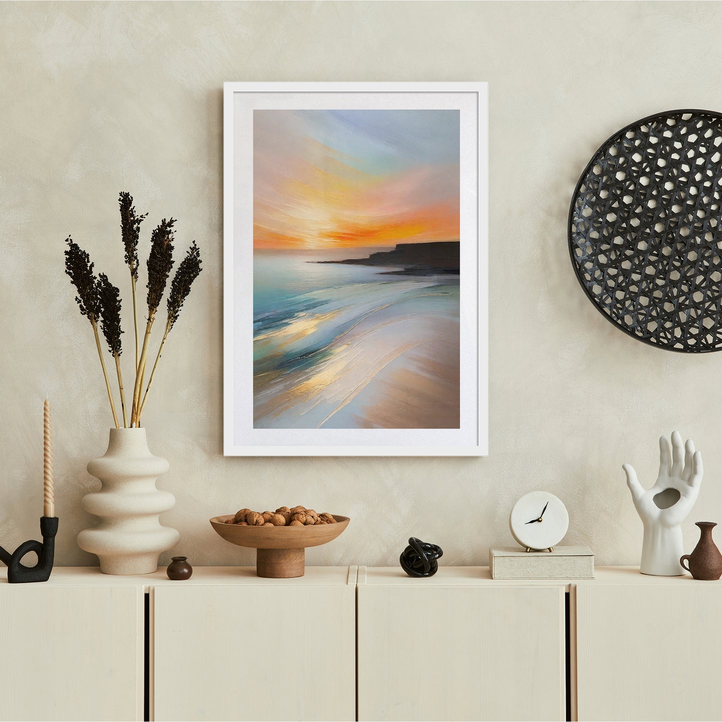 Coastal Cozy Painting Print