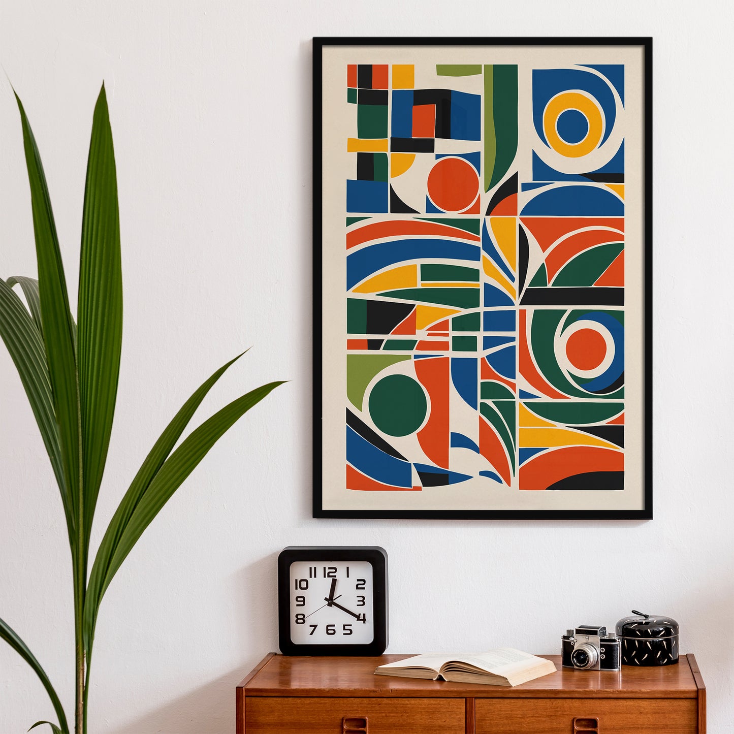 Colorful Mid Century Modern Poster
