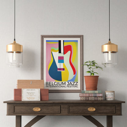 Belgium Jazz Festival Poster